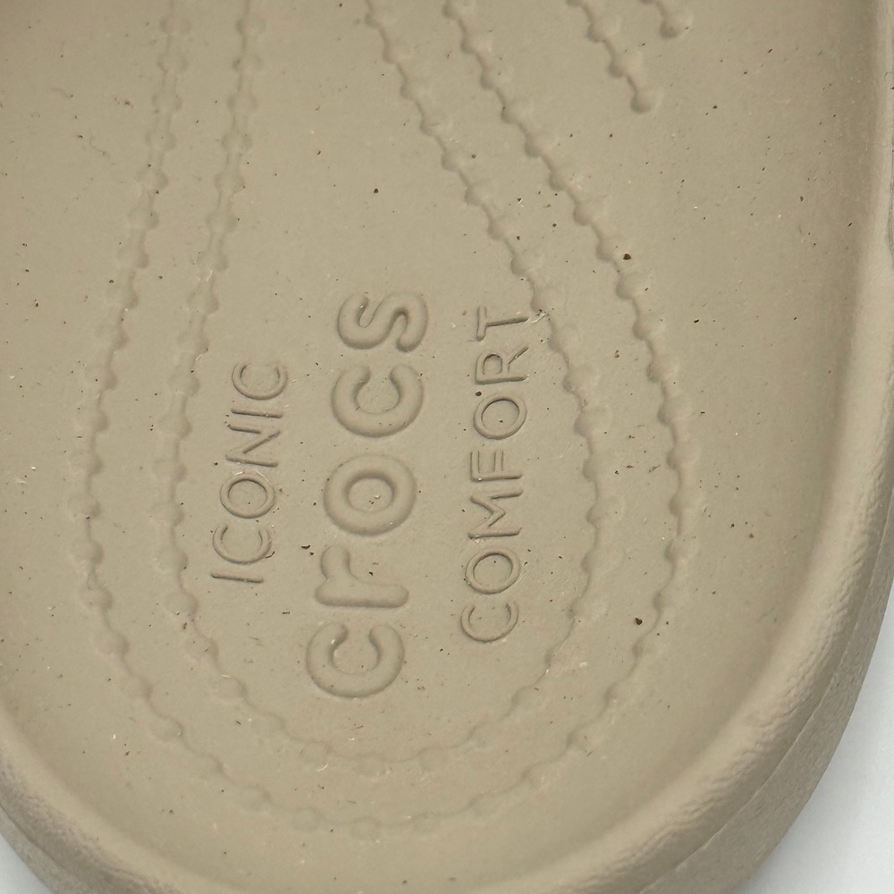 Crocs Swiftwater Sandal Khaki Tan Women 10 Strappy Slip On Comfort 203998 - Picture 4 of 7